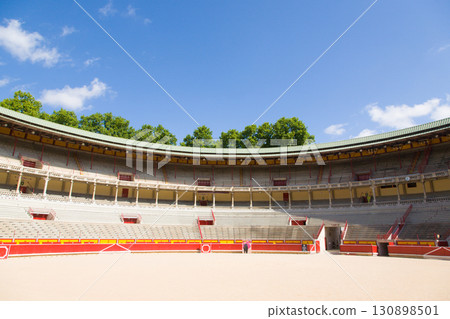 Plaza de Toros de Pamplona view, Pampeluna, Spain 130898501