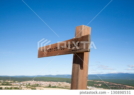 Castile and Leon countryside view from the castle of Calatanazor, Spain 130898531