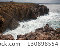 Cliffs of Aviles beach landscape, Asturias, Spain 130898554