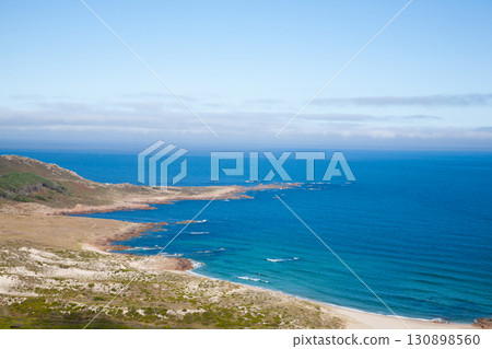 Galicia coastline summer landscape, Spain 130898560