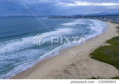 Aerial view of Windang Bay near the town of Warilla in the Illawarra Aerial view of Windang Bay near the town of Warilla in the Illawarra 130899601