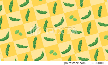 毛豆磁磚背景（黃色）_16：9/4K尺寸 130900009