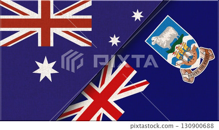 Double Flag of Australia and Falkland Islands. Australian and Falkland Islands Double Flag of Australia and Falkland Islands. Australian and Falkland Islands 130900688