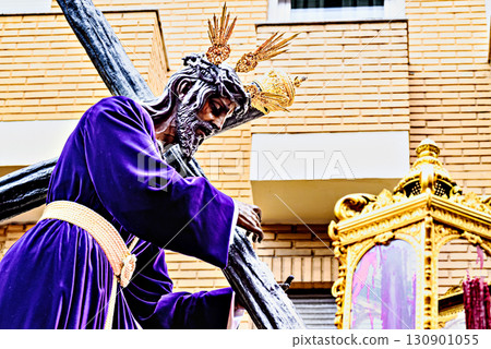 Seville Holy Week Procession, float of Christ of the Gypsies 130901055
