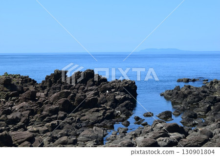 Rocky landscape on the Shonai coast 130901804