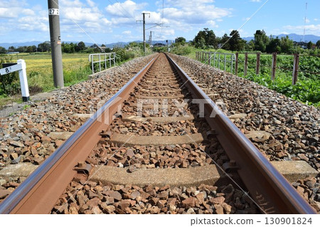 Railroad track Uetsu Main Line 130901824