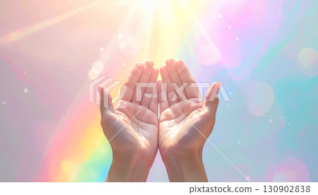 The hands of those who are saved 130902838