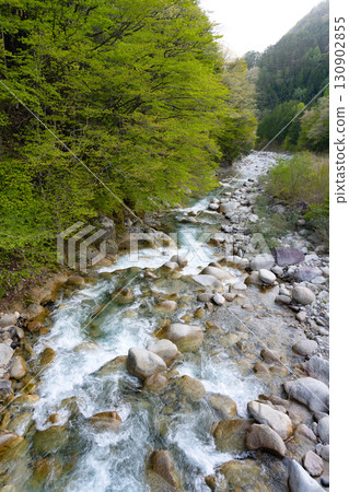 長野縣阿智村清晨的阿智川 長野縣阿智村清晨的阿智川 130902855