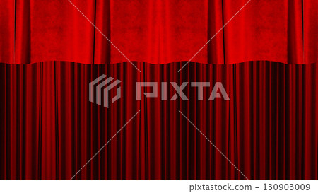 Red curtain stage 130903009
