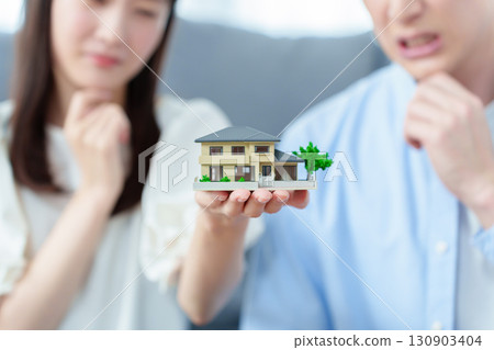 My Home Real Estate Detached House Couple My Home Real Estate Detached House Couple 130903404
