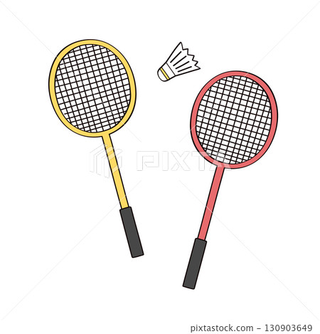 Badminton illustrations Badminton illustrations 130903649