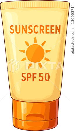 防曬霜的插圖 130903714