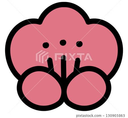 Hand drawn plum blossom illustration Hand drawn plum blossom illustration 130903863