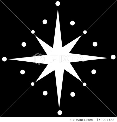 白色閃亮的星星 白色閃亮的星星 130904328