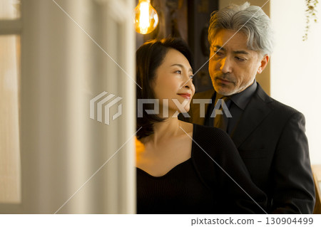 Image of a middle-aged couple dating 130904499