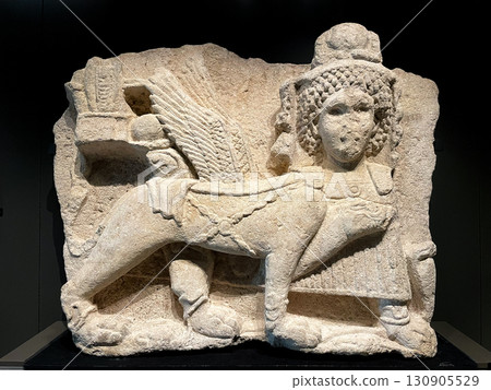 吉薩大埃及博物館展出的獅身人面像 130905529