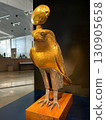 Ancient statue of Horus on display at the Grand Egyptian Museum in Giza 130905658