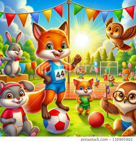 Forest Animals' Sports Day《31》 130905802
