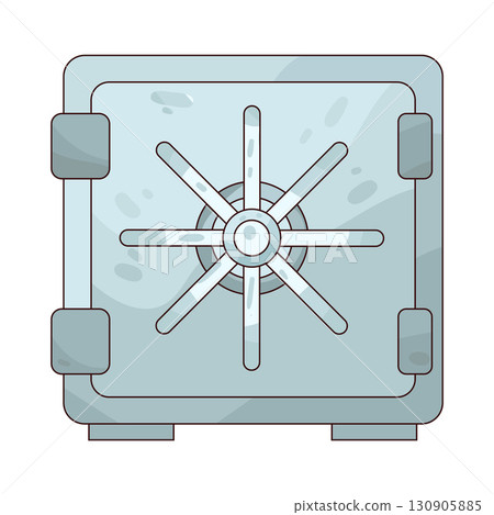 illustration of safe box 130905885