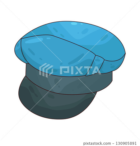 illustration of police hat 130905891