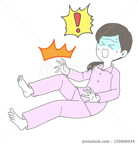 Woman with cramp in leg 3 turns pale Woman with cramp in leg 3 turns pale 130906034