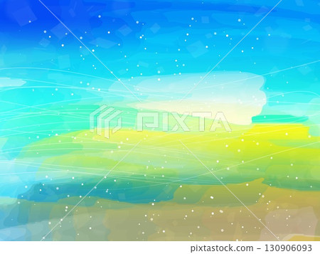 簡單的藍色和橙色漸變框架 簡單的藍色和橙色漸變框架 130906093