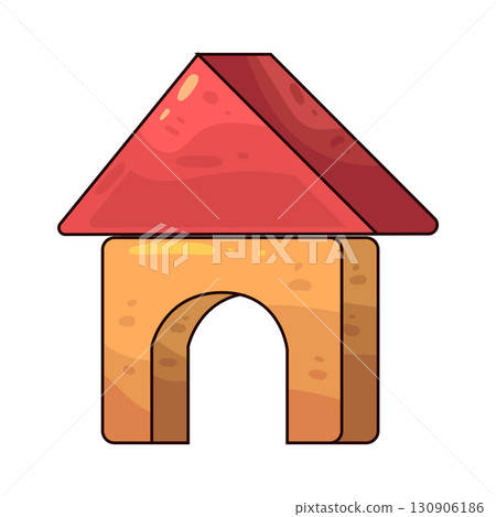 illustration of building blocks illustration of building blocks 130906186