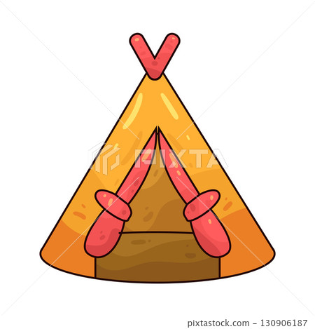 illustration of toy tent 130906187