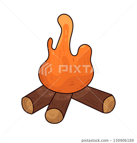 illustration of toy bonfire illustration of toy bonfire 130906189