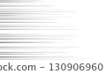 Speed lines, movement lines, white 130906960