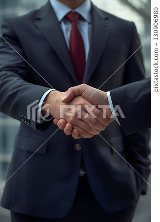 握手的商人 130906980