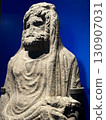 Stone statues on display at the Grand Egyptian Museum in Giza 130907031