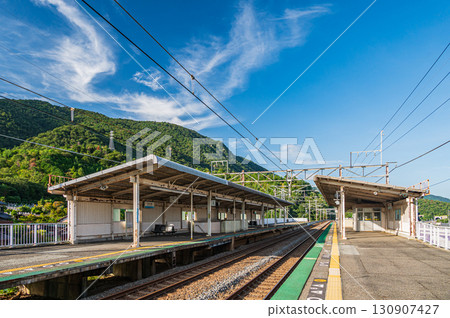滋賀縣大津市北小松市湖西線北小松站景觀 130907427