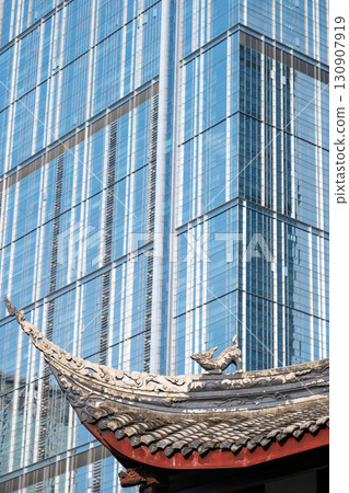 Contrast of tradition and modernity 130907919