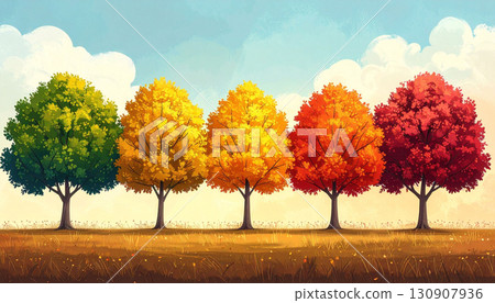 Autumn leaves, autumn, transition 130907936