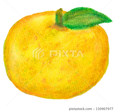 柚子插畫油畫棒畫 130907977