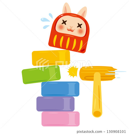 Year of the Rabbit Daruma Drop Failed Year of the Rabbit Daruma Drop Failed 130908101