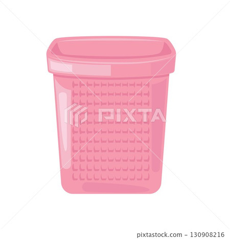 empty dirty clothes basket cartoon vector illustration element design empty dirty clothes basket cartoon vector illustration element design 130908216