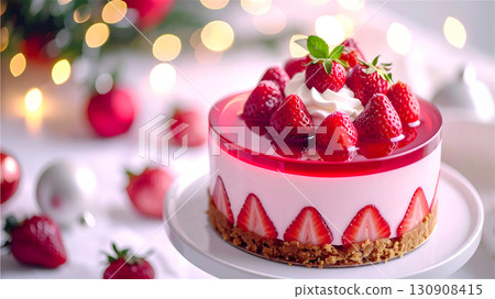 Christmas Strawberry Rare Cheesecake Christmas Strawberry Rare Cheesecake 130908415