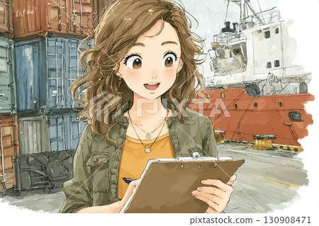 Miyu系列：檢查港口貨物的裝載情況 130908471