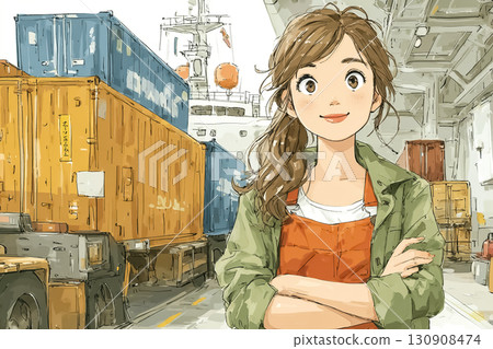 Miyu系列：檢查港口貨物的裝載情況 130908474