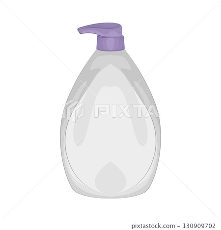 Illustration of soap bottle 130909702