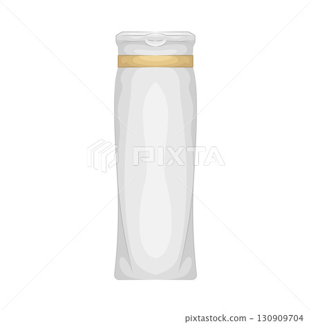 Illustration of shampoo bottle 130909704