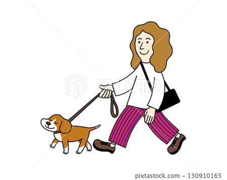一個女人遛狗 一個女人遛狗 130910165