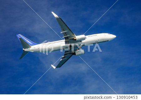 Passenger planes taking off and landing at Naha Airport. Kerama Islands, Shimajiri District, Okinawa Prefecture - June 27, 2025. Heading to Zamami Island and other islands in the Kerama Islands. 130910453