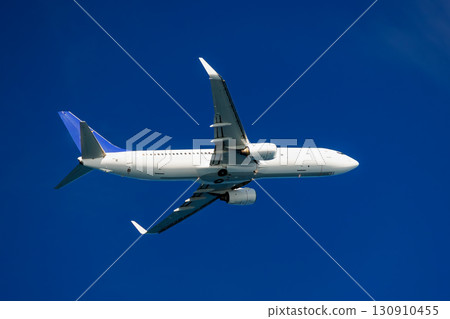 Passenger planes taking off and landing at Naha Airport. Kerama Islands, Shimajiri District, Okinawa Prefecture - June 27, 2025. Heading to Zamami Island and other islands in the Kerama Islands. Passenger planes taking off and landing at Naha Airport. Kerama Islands, Shimajiri District, Okinawa Prefecture - June 27, 2025. Heading to Zamami Island and other islands in the Kerama Islands. 130910455