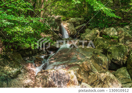 Kitakomatsu mountain stream in Otsu City, downstream of Youbai Falls, Shiga Prefecture 130910912