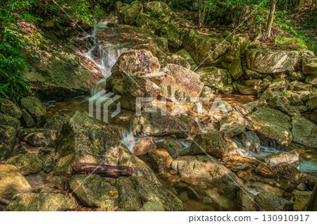 滋賀縣大津市北小松溪，位於楊柏瀑布下游 130910917