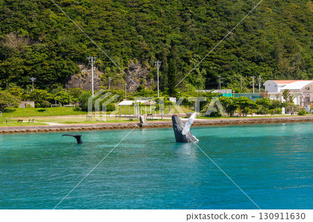 We arrived at Zamami Port. A statue of a humpback whale welcomed us. Kerama Islands, Shimajiri District, Okinawa Prefecture - June 27, 2025 We arrived at Zamami Port. A statue of a humpback whale welcomed us. Kerama Islands, Shimajiri District, Okinawa Prefecture - June 27, 2025 130911630