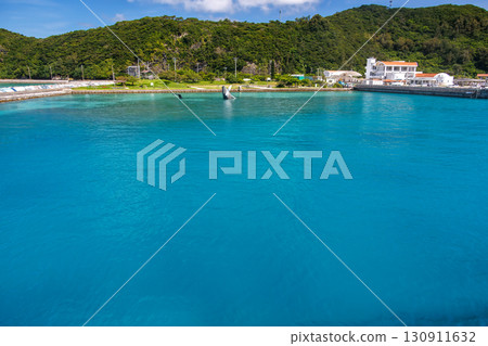 We arrived at Zamami Port. A statue of a humpback whale welcomed us. Kerama Islands, Shimajiri District, Okinawa Prefecture - June 27, 2025 130911632